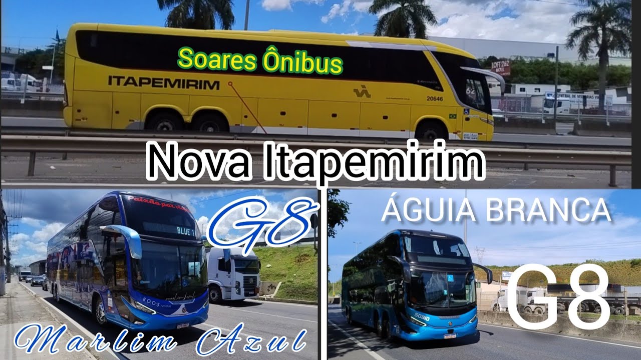 NOVA ITAPEMIRIM / G8 MARLIM AZUL / ÁGUIA BRANCA G8 / BR 262 VIANA ESPÍRITO SANTO