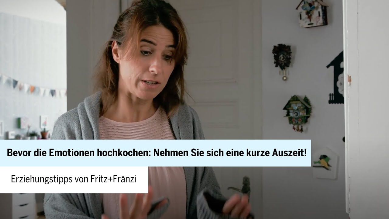 Bevor die Emotionen hochkochen: Nehmen Sie sich eine kurze Auszeit!