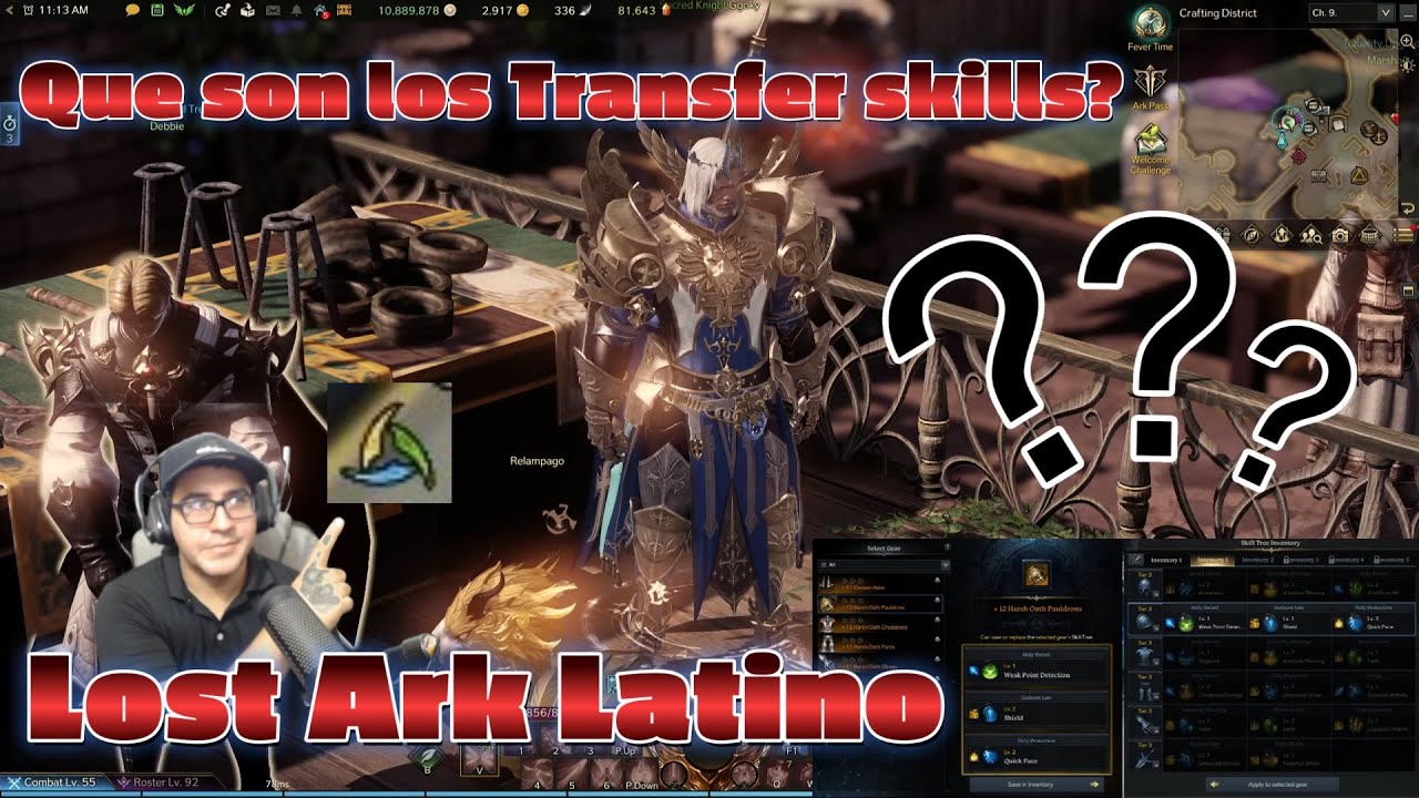 Lost Ark que son habilidades de transferencia?