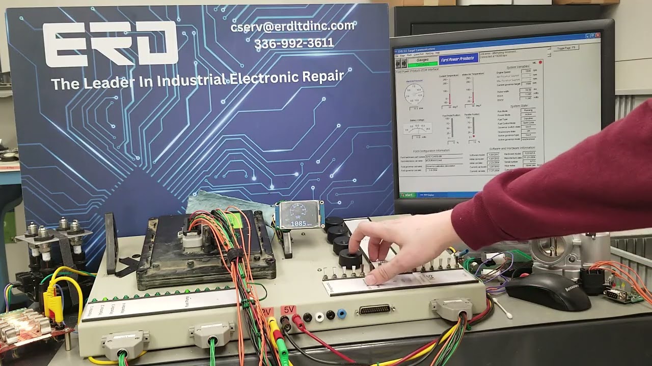 122925001 Ford ECU 3U1E-12A650-BB Repaired by ERD