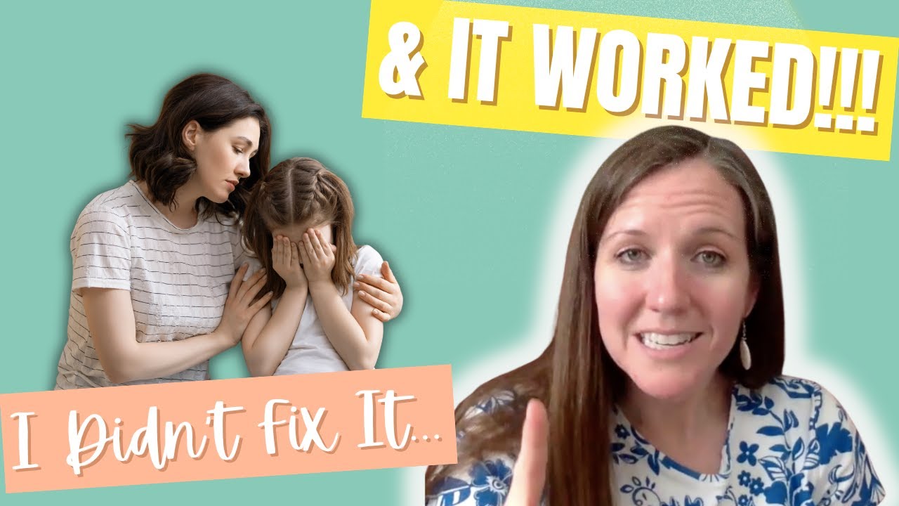 The Parenting Shift That Made Me Feel Like a Better Mom—No More Fixing Big Emotions