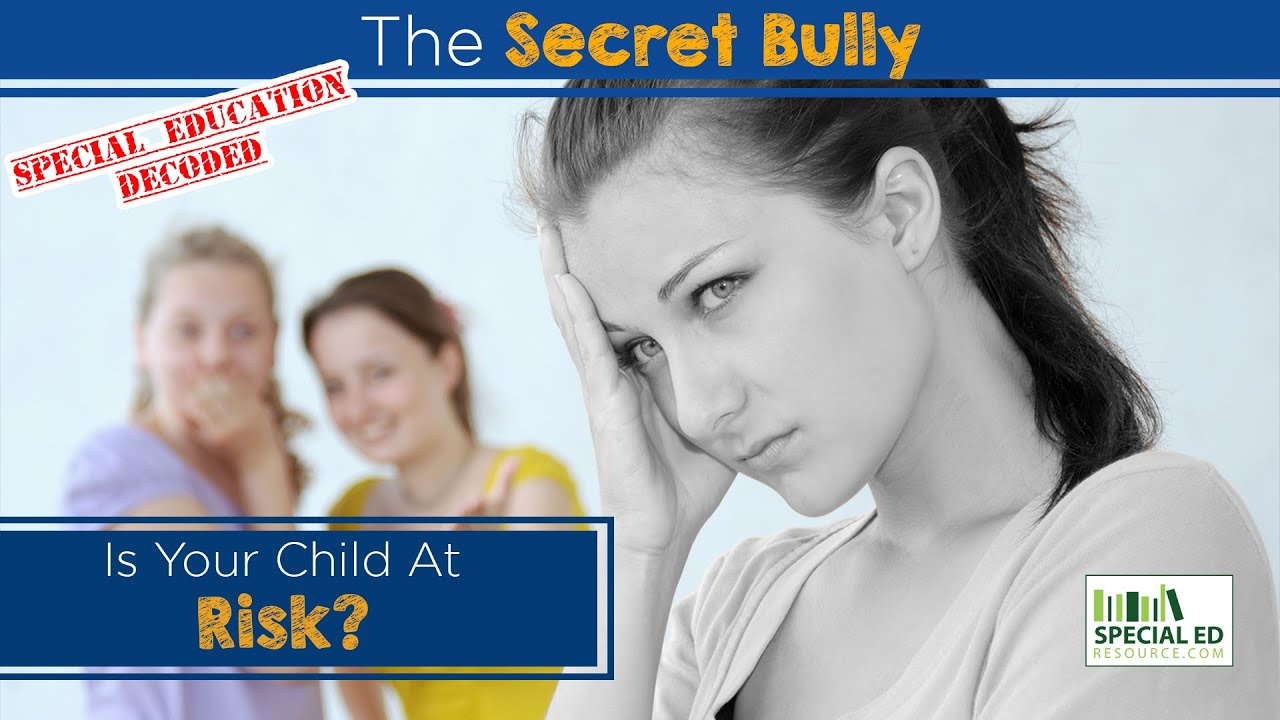 The Secret Bully | Special Education Tips For Parents