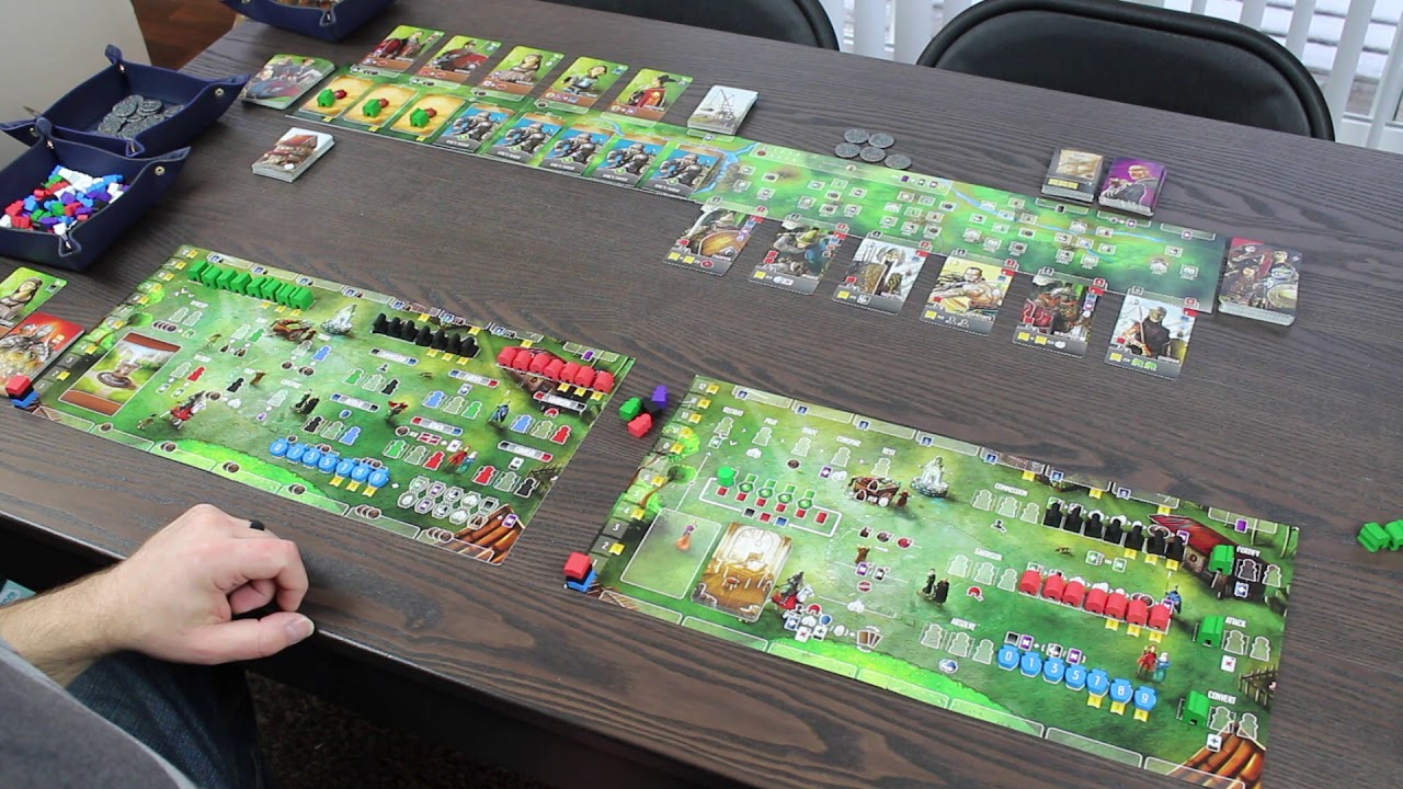 Paladins of the West Kingdom Solo Play Session Kickstarter Preview