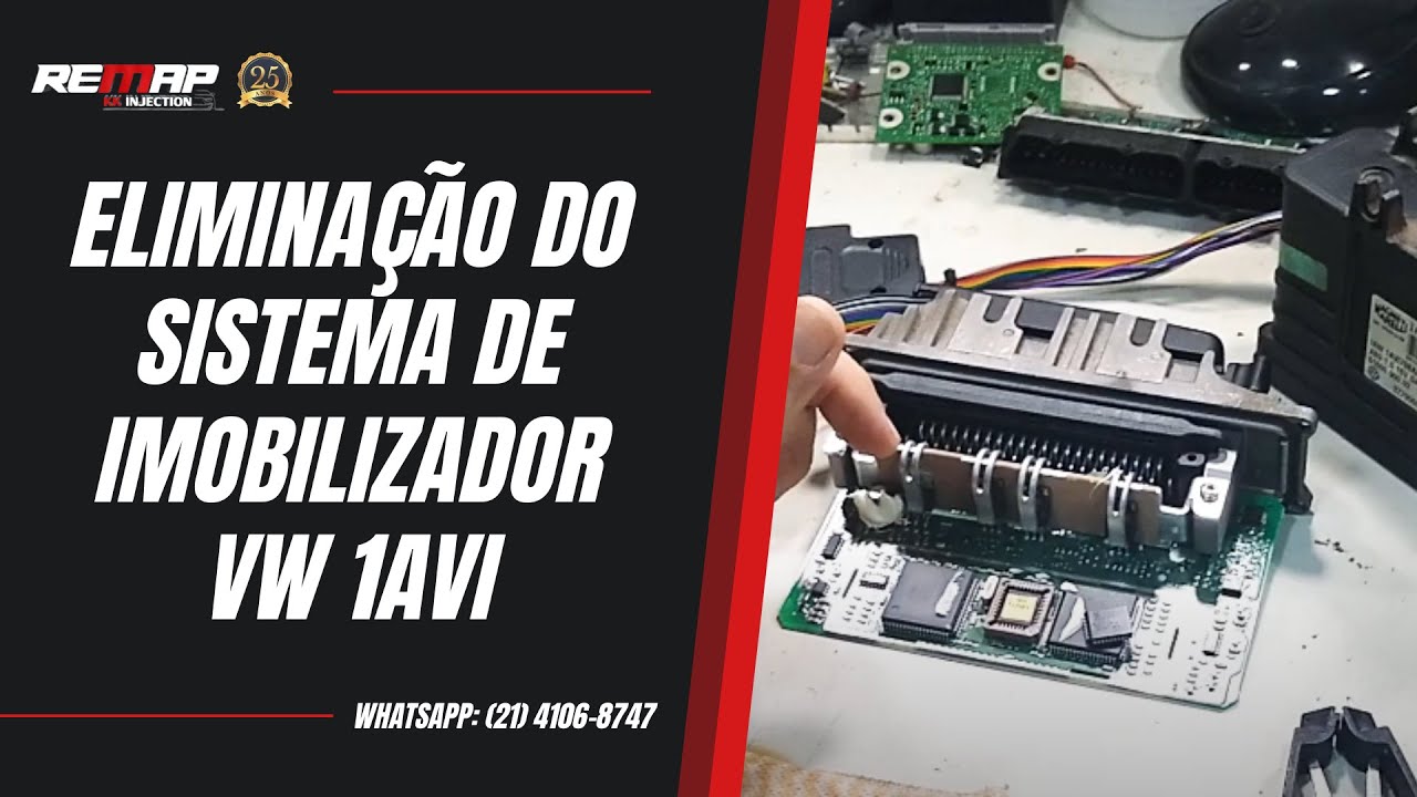 Eliminação do sistema de imobilizador VW 1AVI