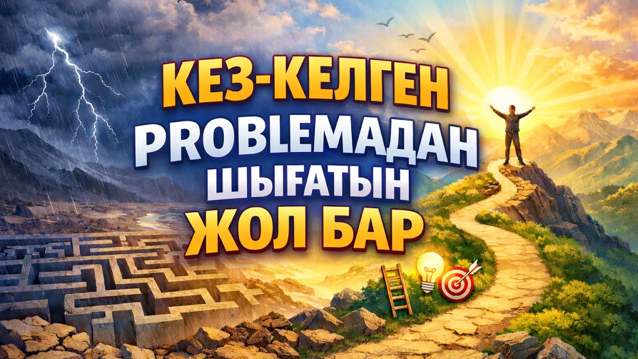 КЕЗ-КЕЛГЕН ПРОБЛЕМАДАН ШЫҒАТЫН ЖОЛ БАР #мотивация##ау#даму