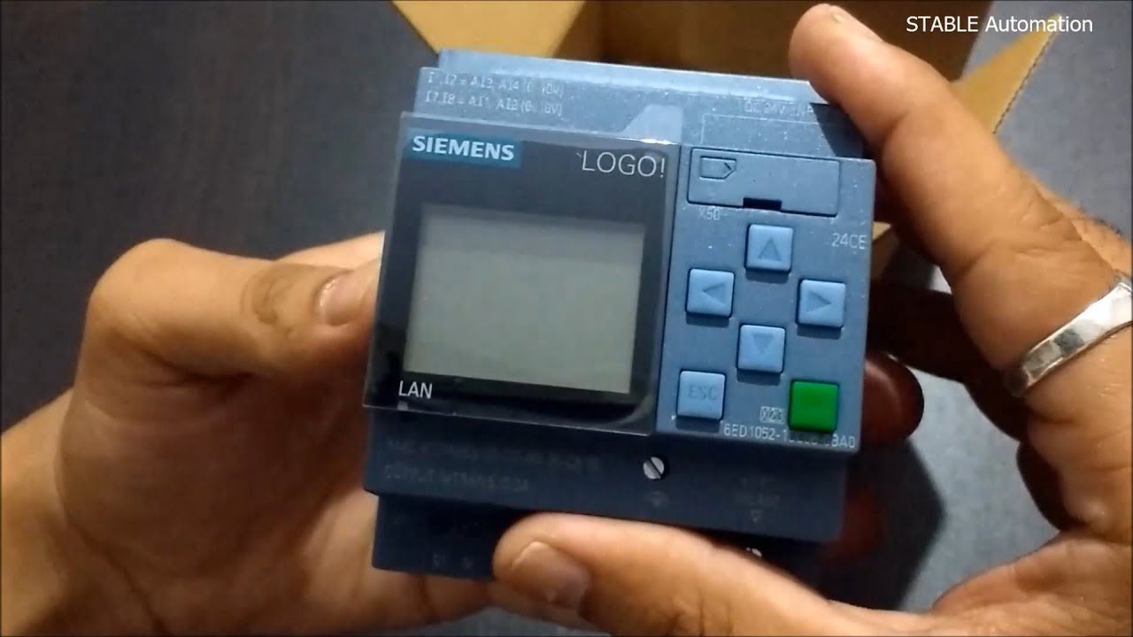 Unboxing Siemens Logo PLC