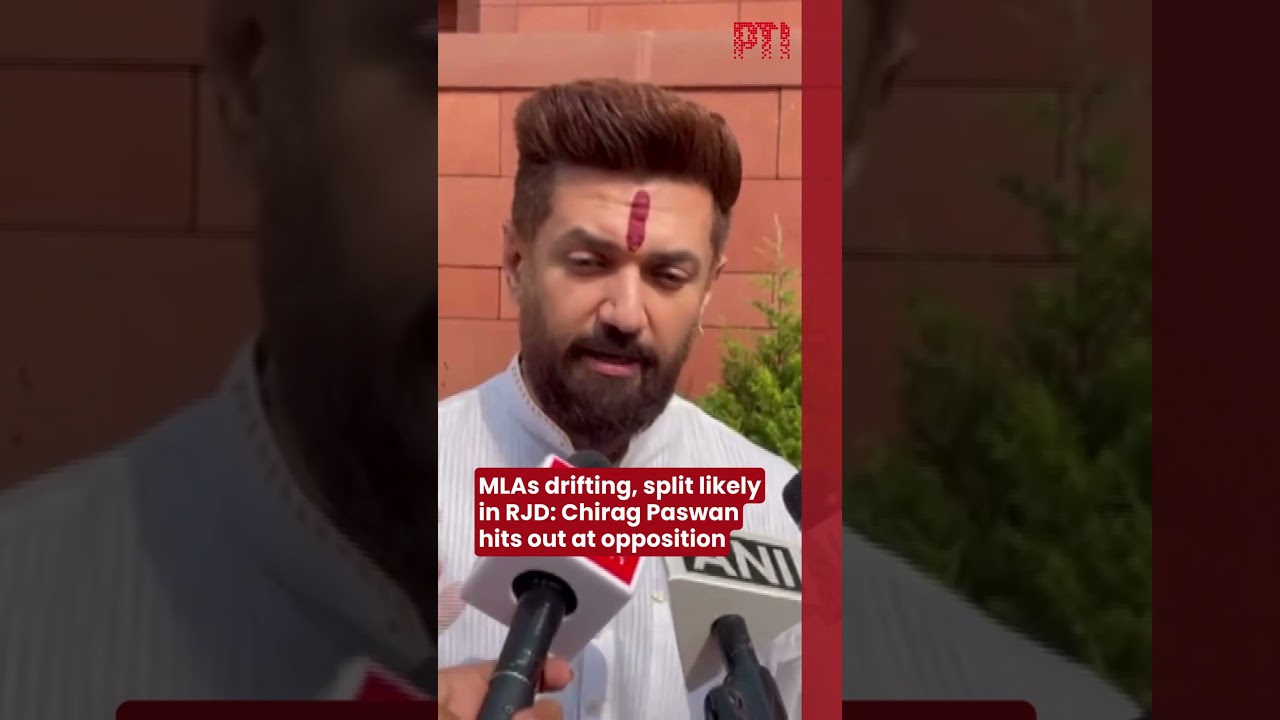 MLAs drifting, split likely in RJD: Chirag Paswan hits out at opposition