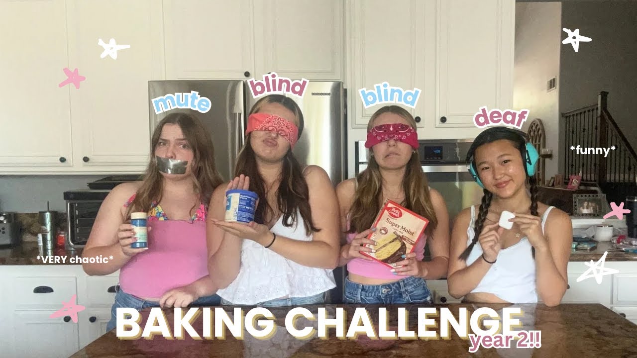 BLiND, DEAF, AND MUTE BAKING CHALLENGE (year 2!!)