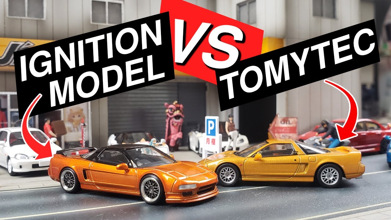 1/64 Ignition Model VS TomyTec - Honda NSX-R and Type S Die-cast Models