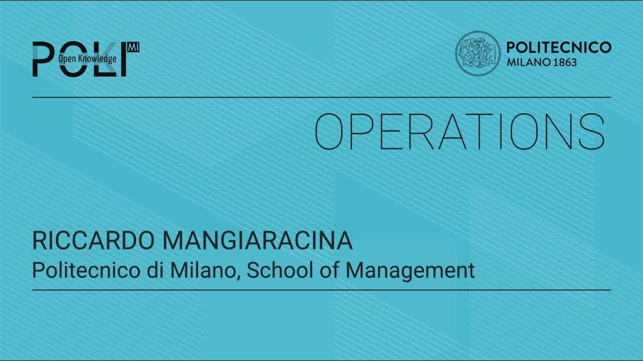 Foundamental of Operations - Teaser (Riccardo Mangiaracina)