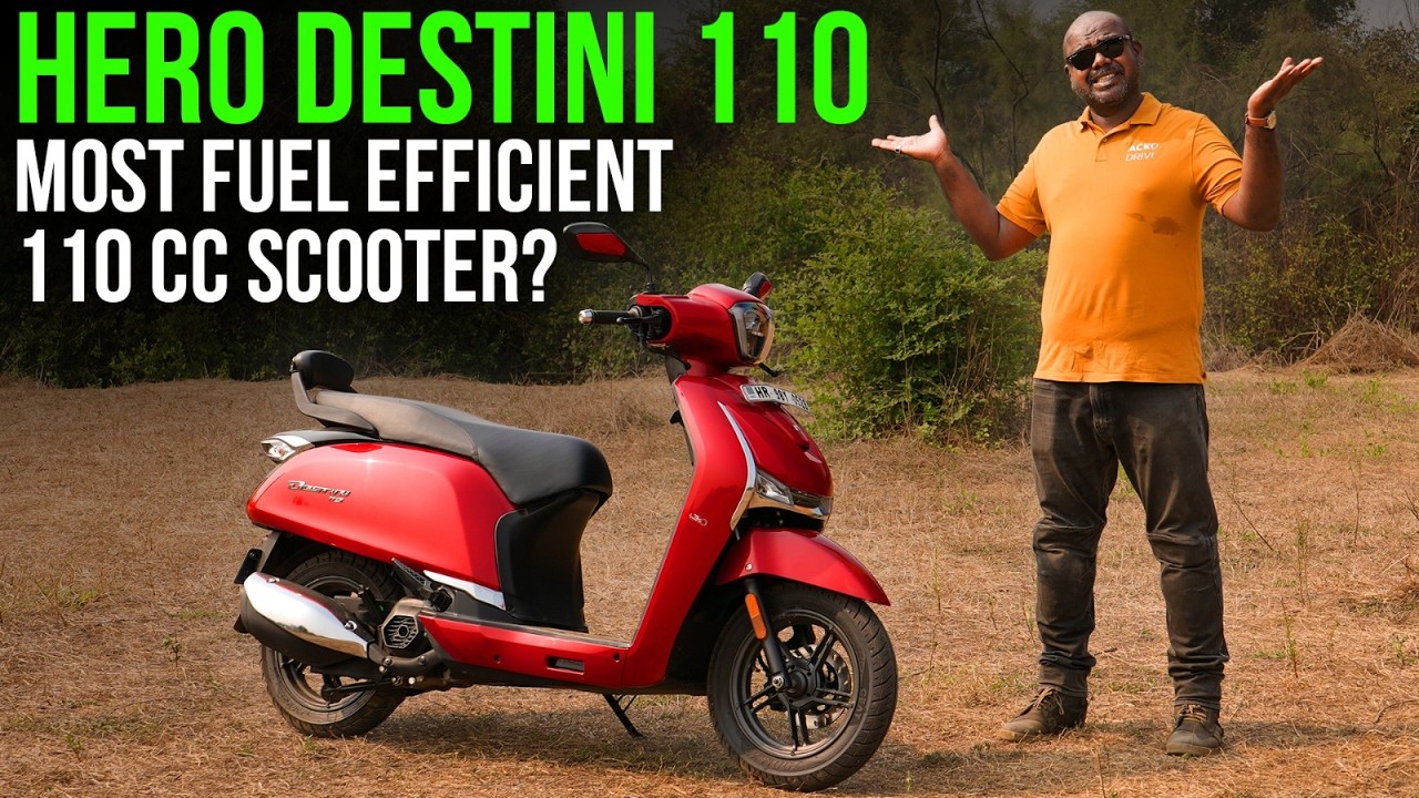 Hero Destini 110 : Can It Beat Honda Activa & TVS Jupiter 110? | Acko Drive Review