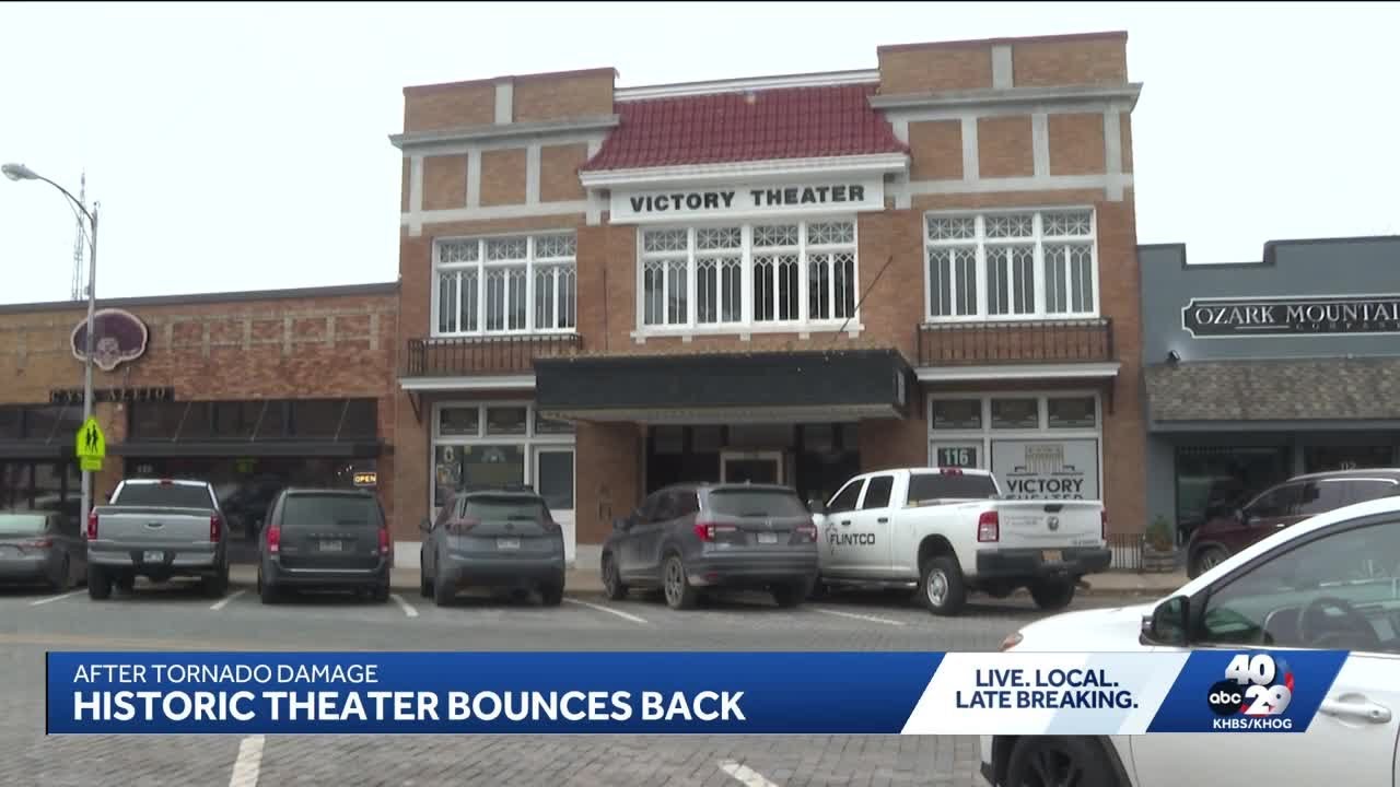 Rogers Victory Theatre expected to reopen this year after 2024 tornado damage