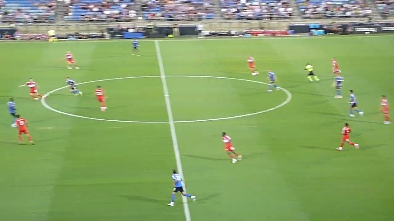Chris Brady of Chicago Fire makes a kick save vs. Hennadii Synchuk of CF Montreal (Impact) 7/19/25