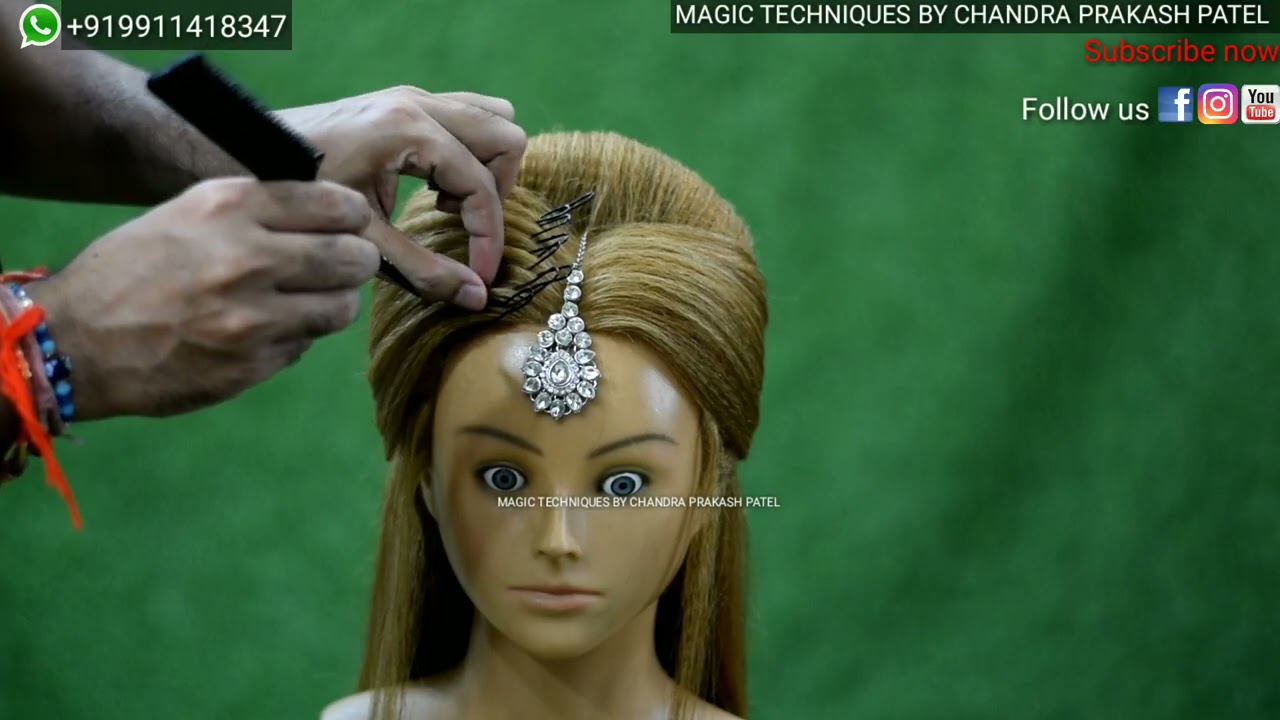 latest layer bun hairstyle for wedding 2021 || bridal bun hairstyle for bride || magic techniques by