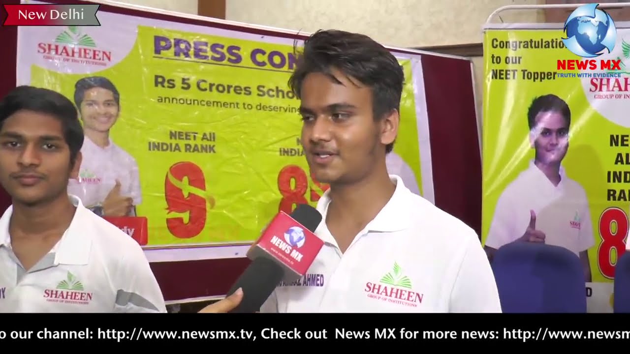 NEET-2020 toppers Karthik Reddy (AIR 9) & Arbaaz Ahmed (AIR 85) interview with @News Mx Tv
