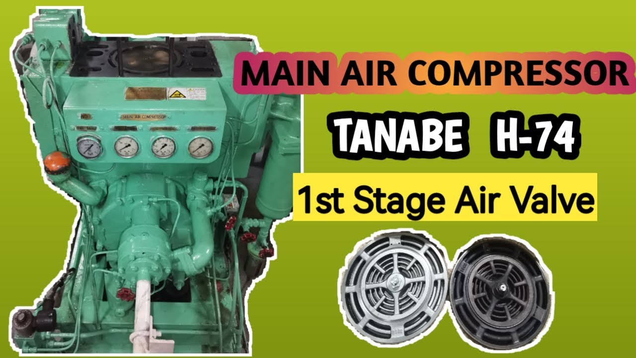 HOW TO REPLACE 1ST STAGE AIR VALVE TANABE AIR COMPRESSOR (VLOG 018)