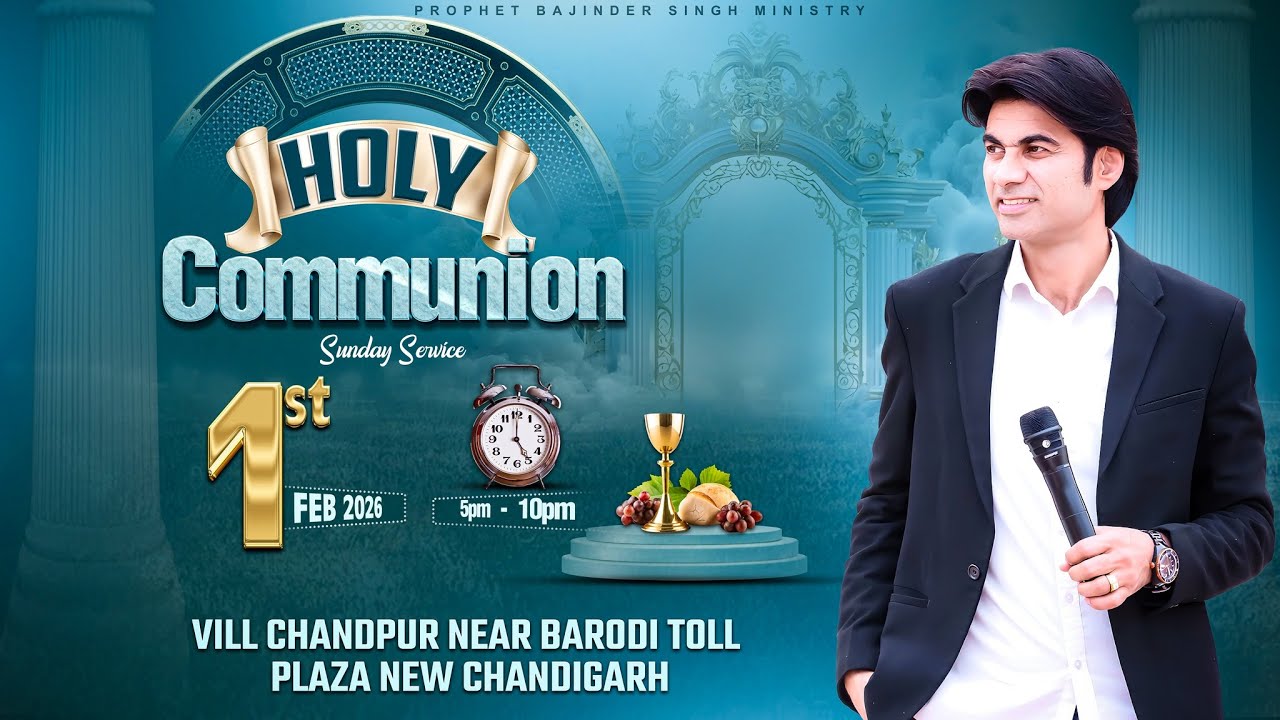 PROPHET BAJINDER SINGH MINISTRY 01 FEB EVENING MEETING LIVE