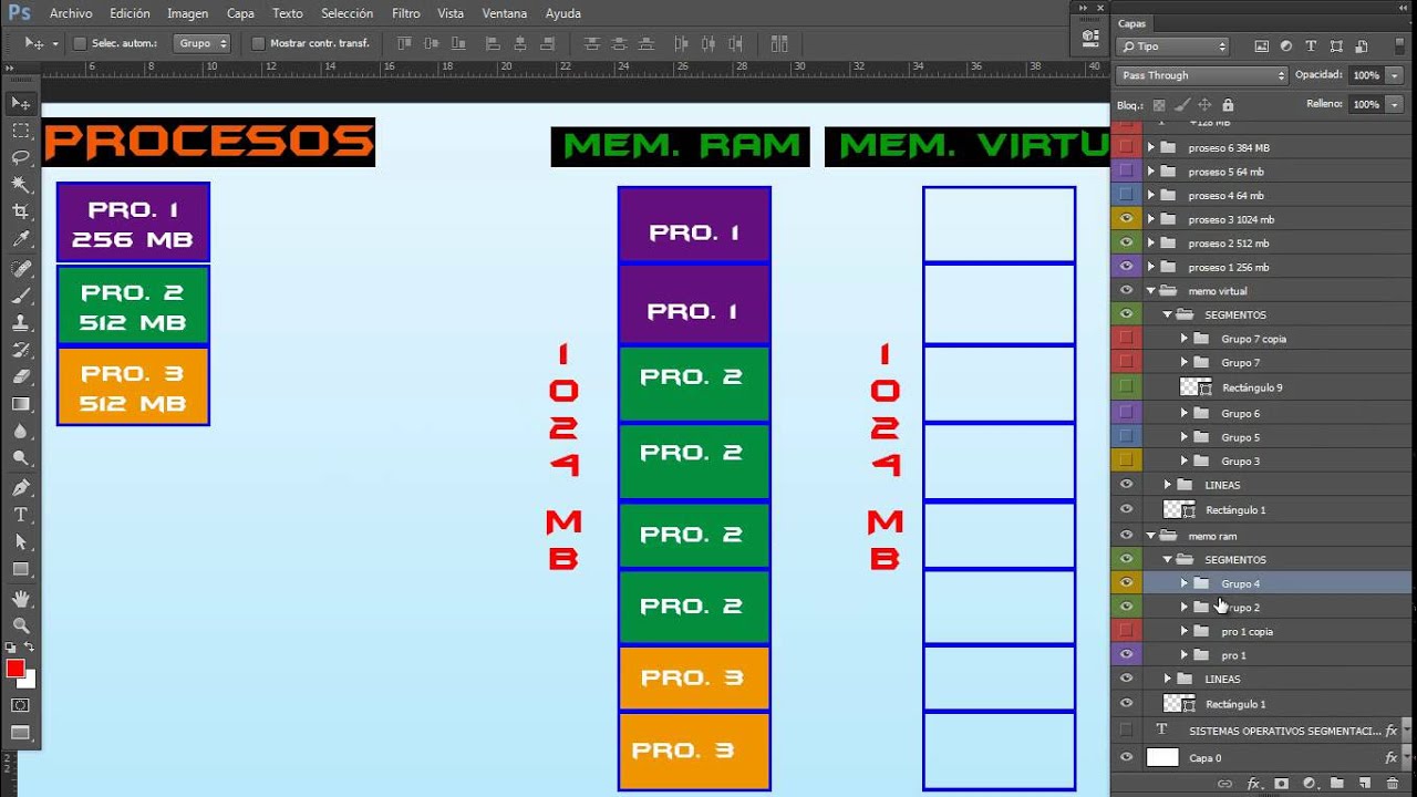SEGMENTACION DE LA MEMORIA RAM Y VIRTUAL