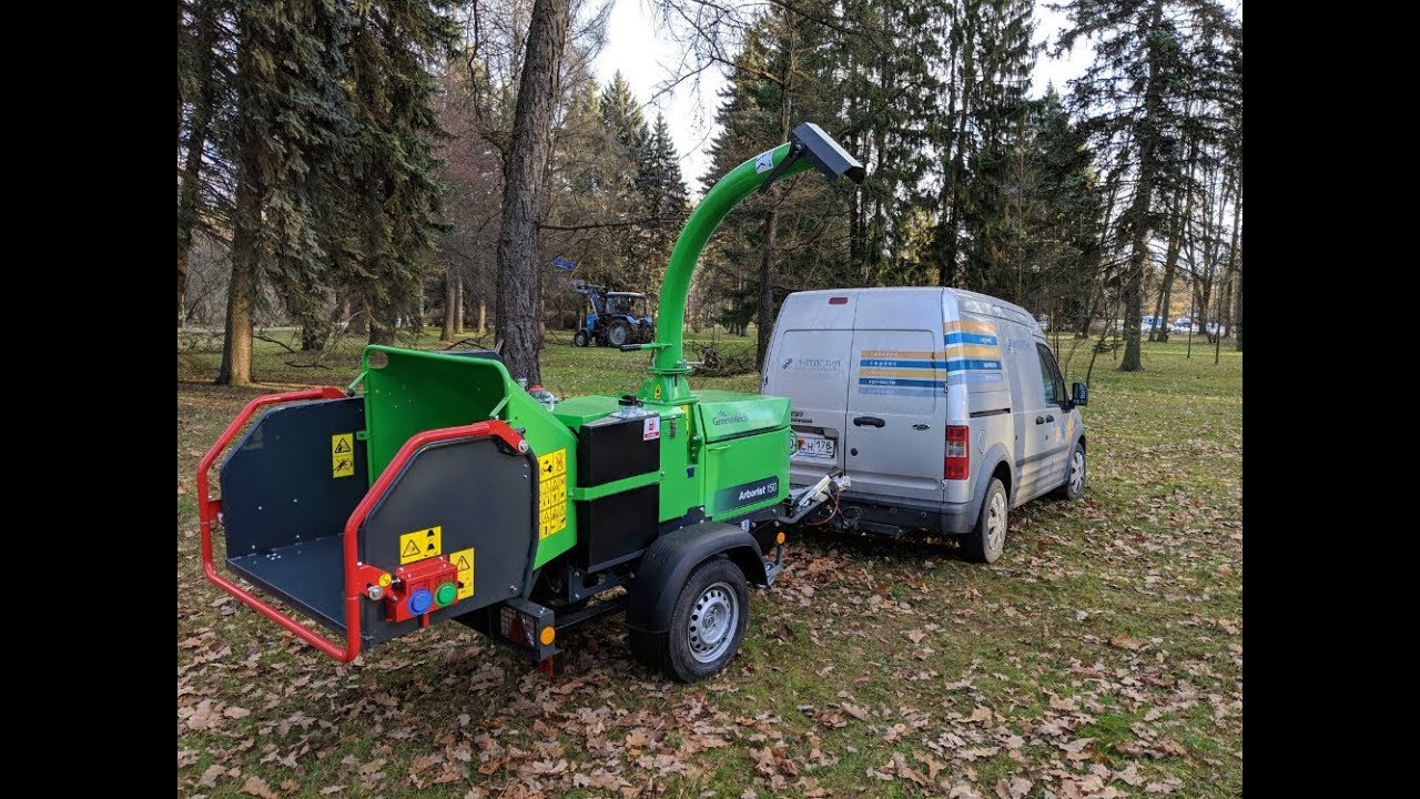 Обзор измельчитель веток GreenMech Arborist 150