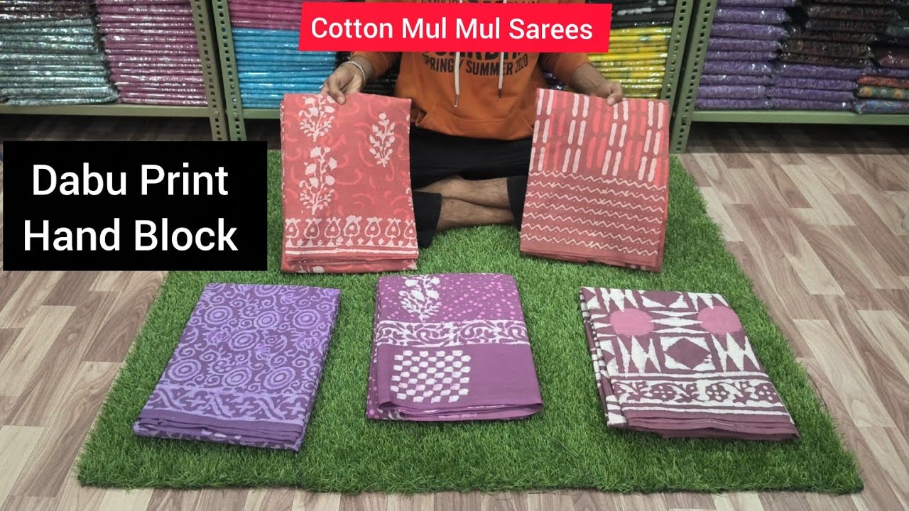 Beautiful Red Colour Dabu Print Soft Cotton Saree 🥻 With Wholesale Price🥳 9887665140 #cottonsarees 