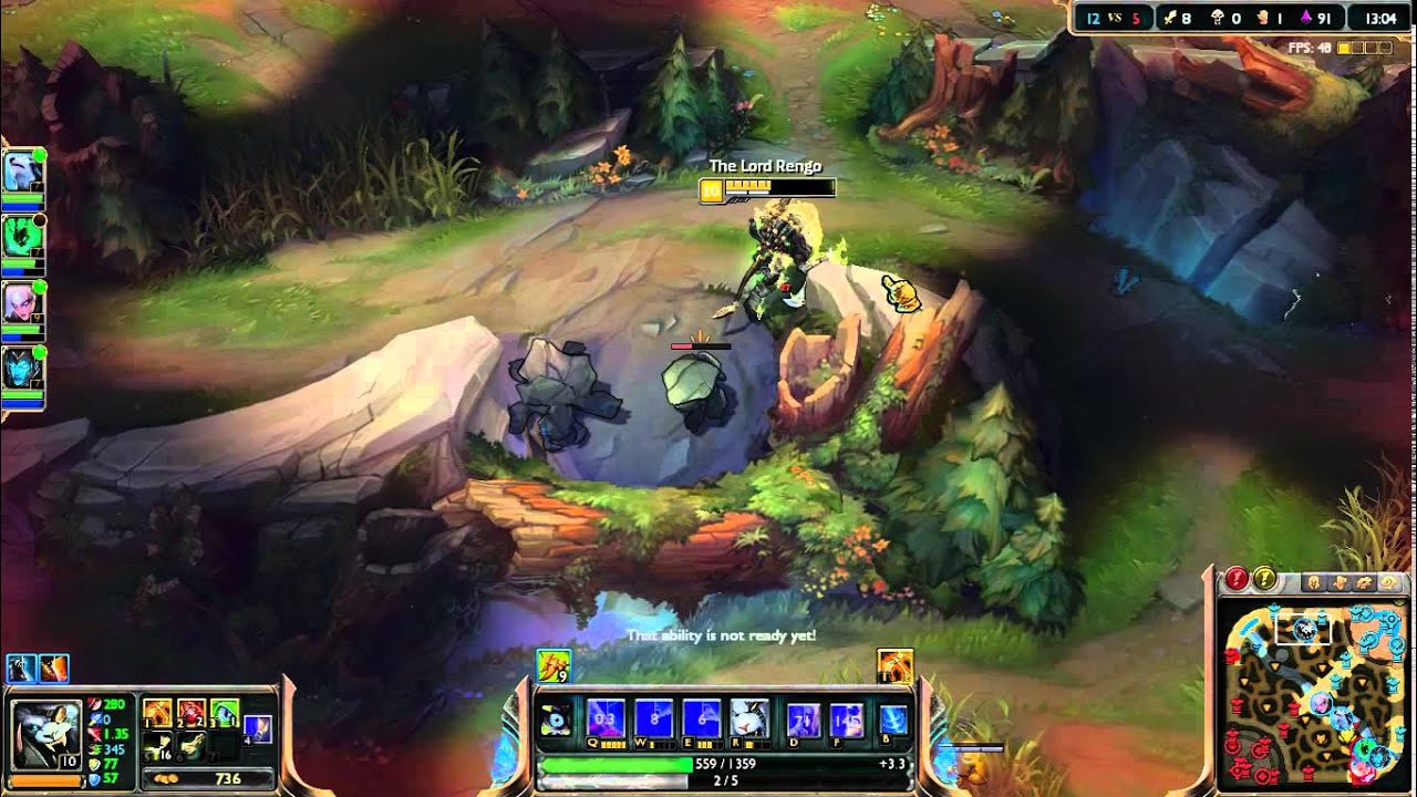 Main Rengar Top Lane full AD 550 (Naru)