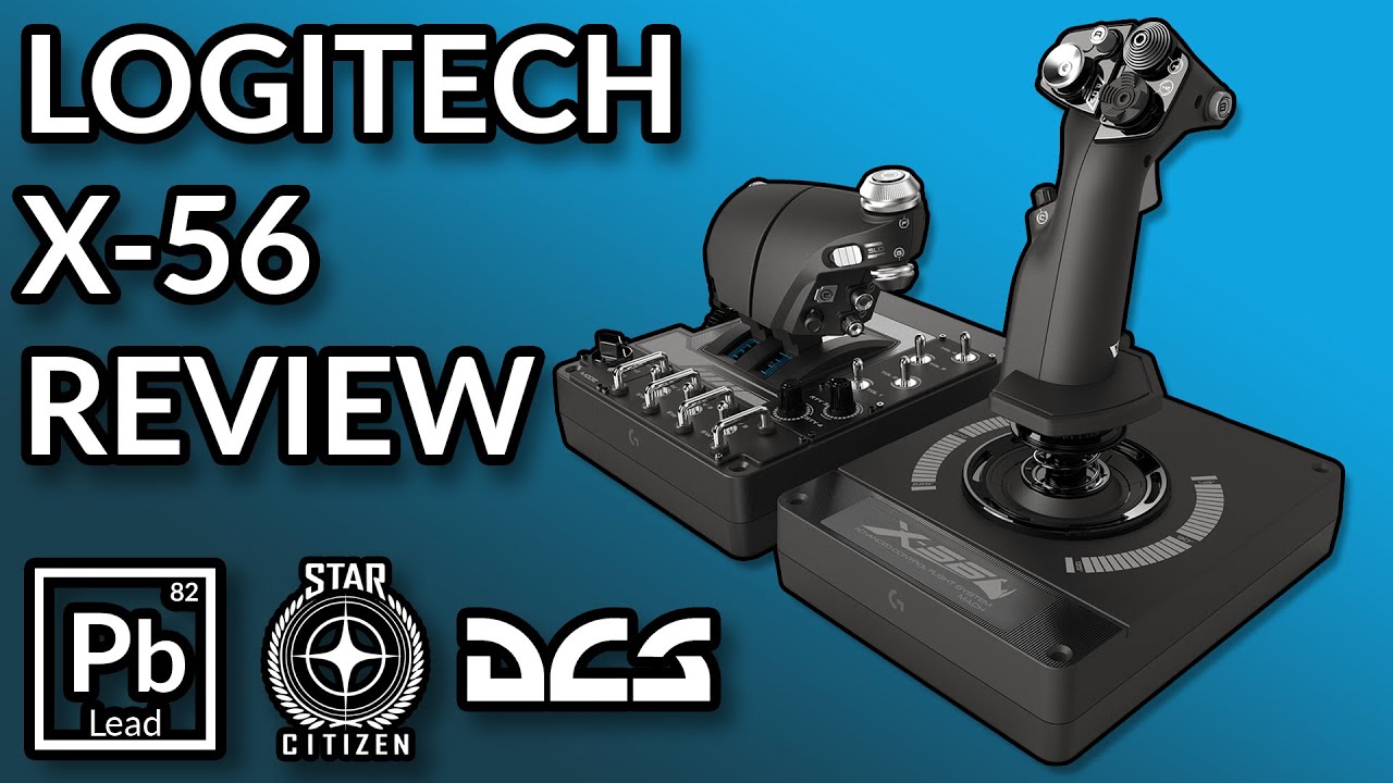 Logitech X-56 Rhino HOTAS for DCS World, Star Citizen & MSFS