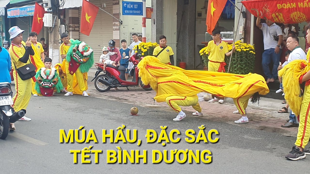 Múa Hẩu Ăn Dừa - Đặc sắc Tết Nguyên đán Bình Dương | Hoàng Lê