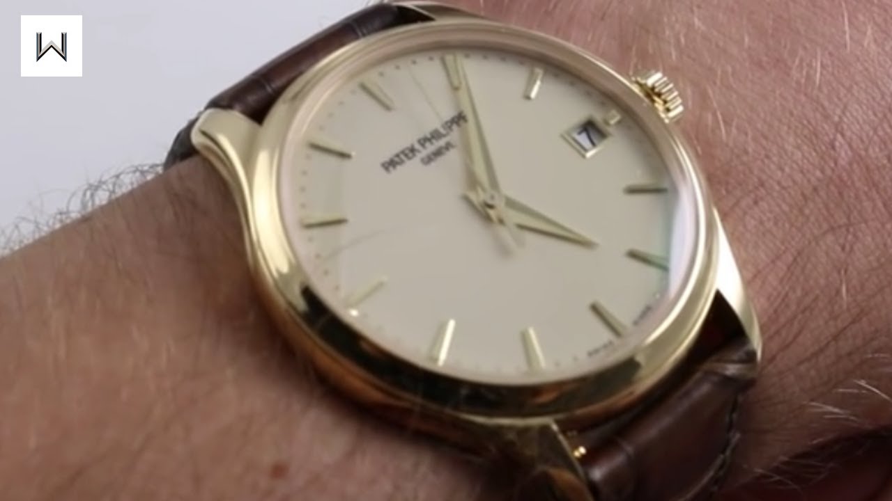 Обзор роскошных часов Patek Philippe Calatrava 5227J