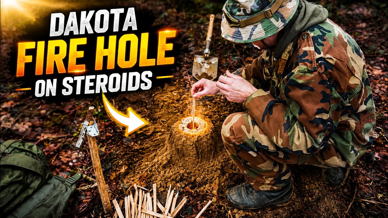 Most Impressive Bushcraft Fire Method You Will Ever See
