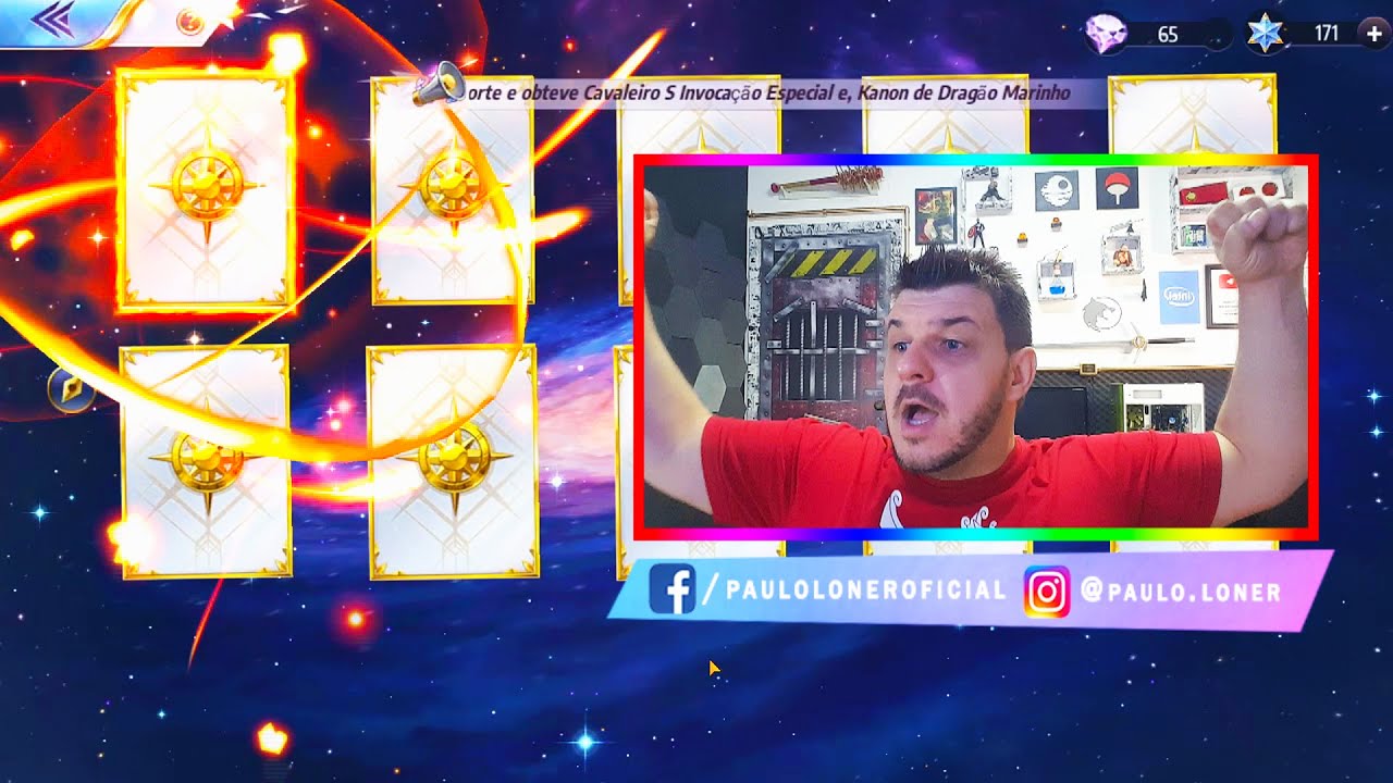 Invocações no THANATOS com SS Garantido! (Saint Seiya Awakening)