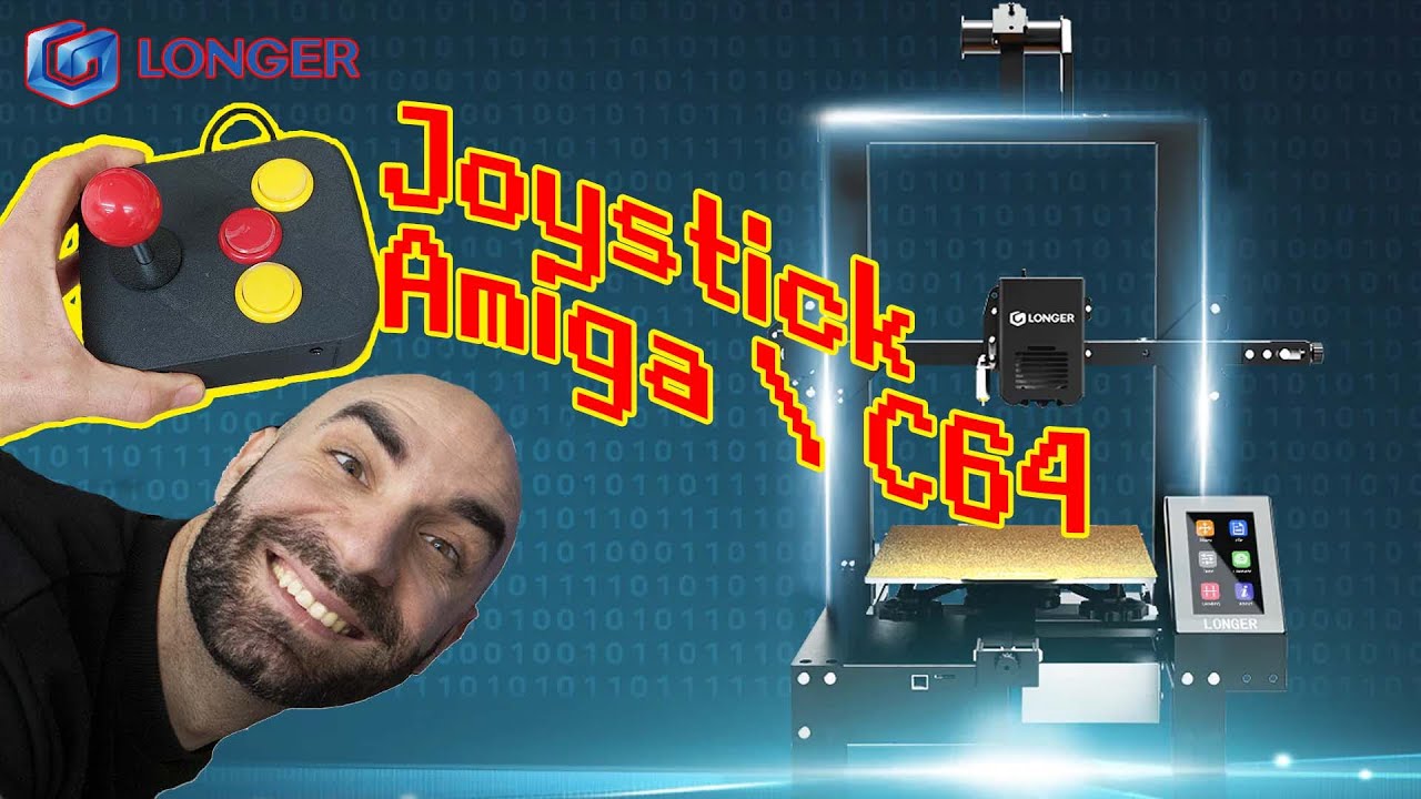 Hai un laboratorio Retro Game? Non deve mancare questa Stampante 3D LONGER LK4 - Joystick 3 Pulsanti