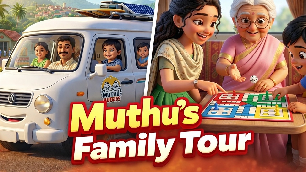 ஒரு tour போலாமா ? Muthu’s family trip- tamil story for kids-short stories 