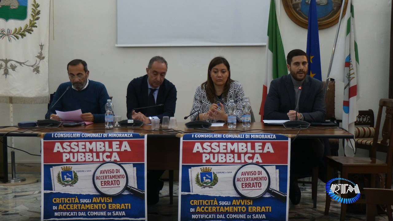 Sava, avvisi di accertamento sbagliati: l'opposizione incontra i cittadini