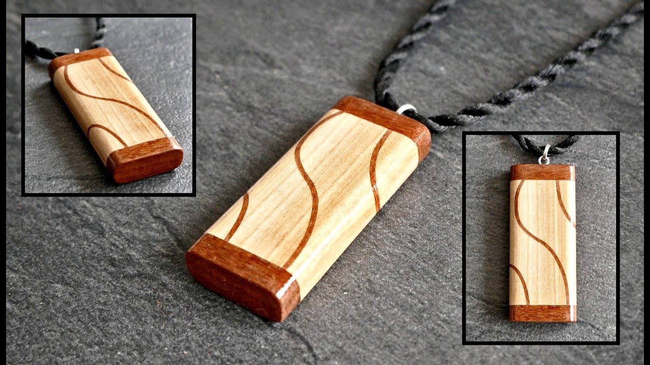 Wooden necklace with S pattern - How to make