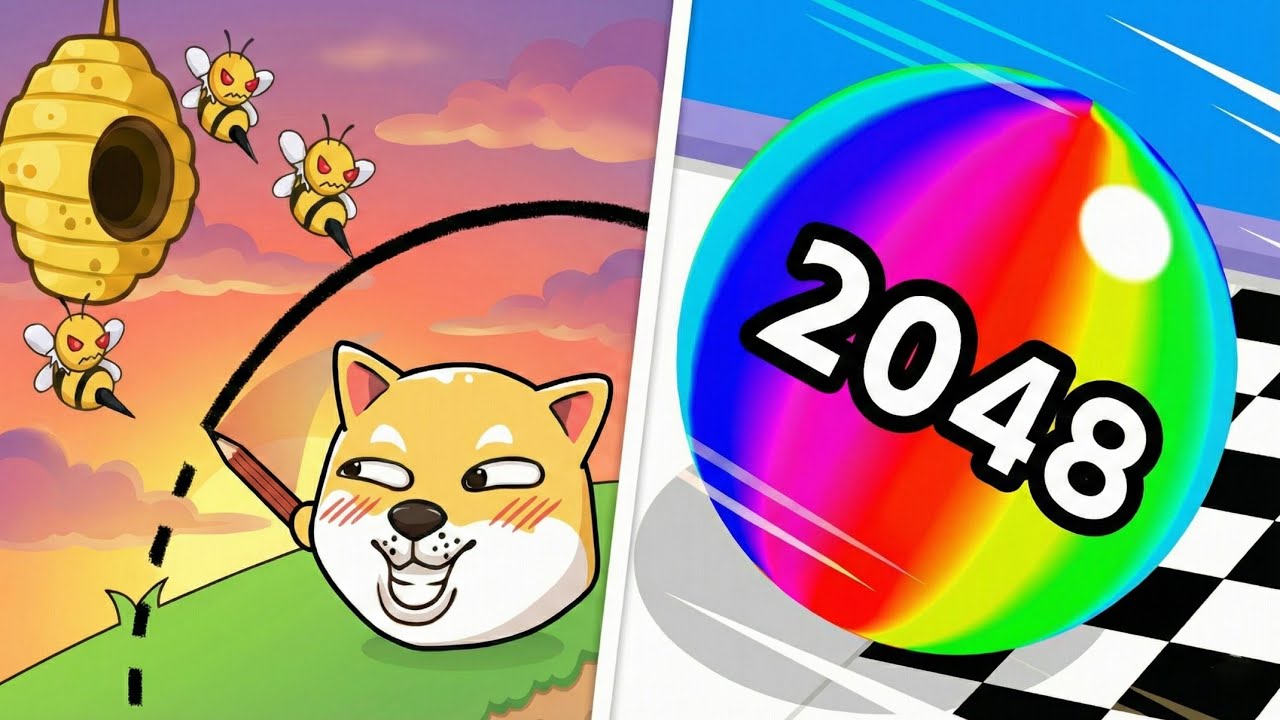 Doge Rescue VS Ball Run 2048 - Crazy Gameplay Walkthrough New Gameplay EP-7 (Android & iOS)
