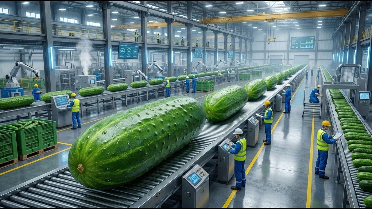 Inside Pickle Factory - Full Brining Tank Process Documentary Manufacturing Secrets Revealed