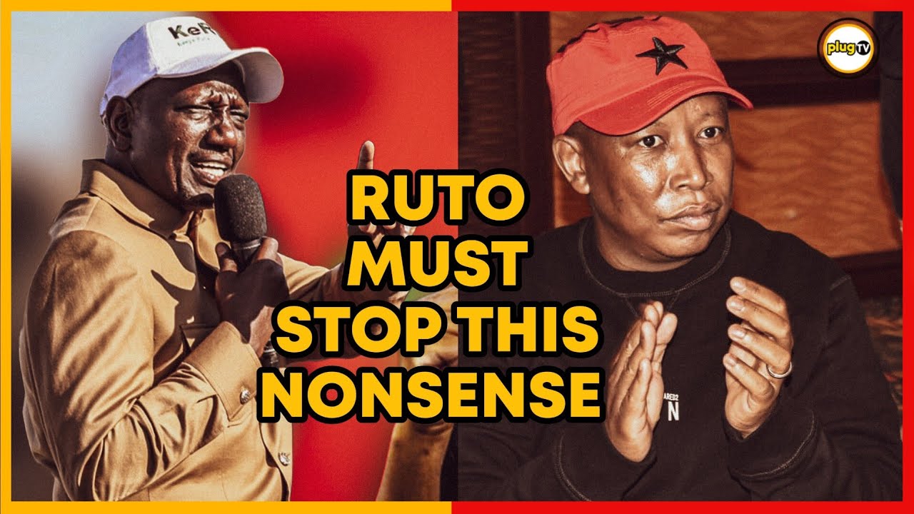 IAM NOT AFRAID of Ruto I will tell him the truth|Julius Malema |Plug Tv Kenya