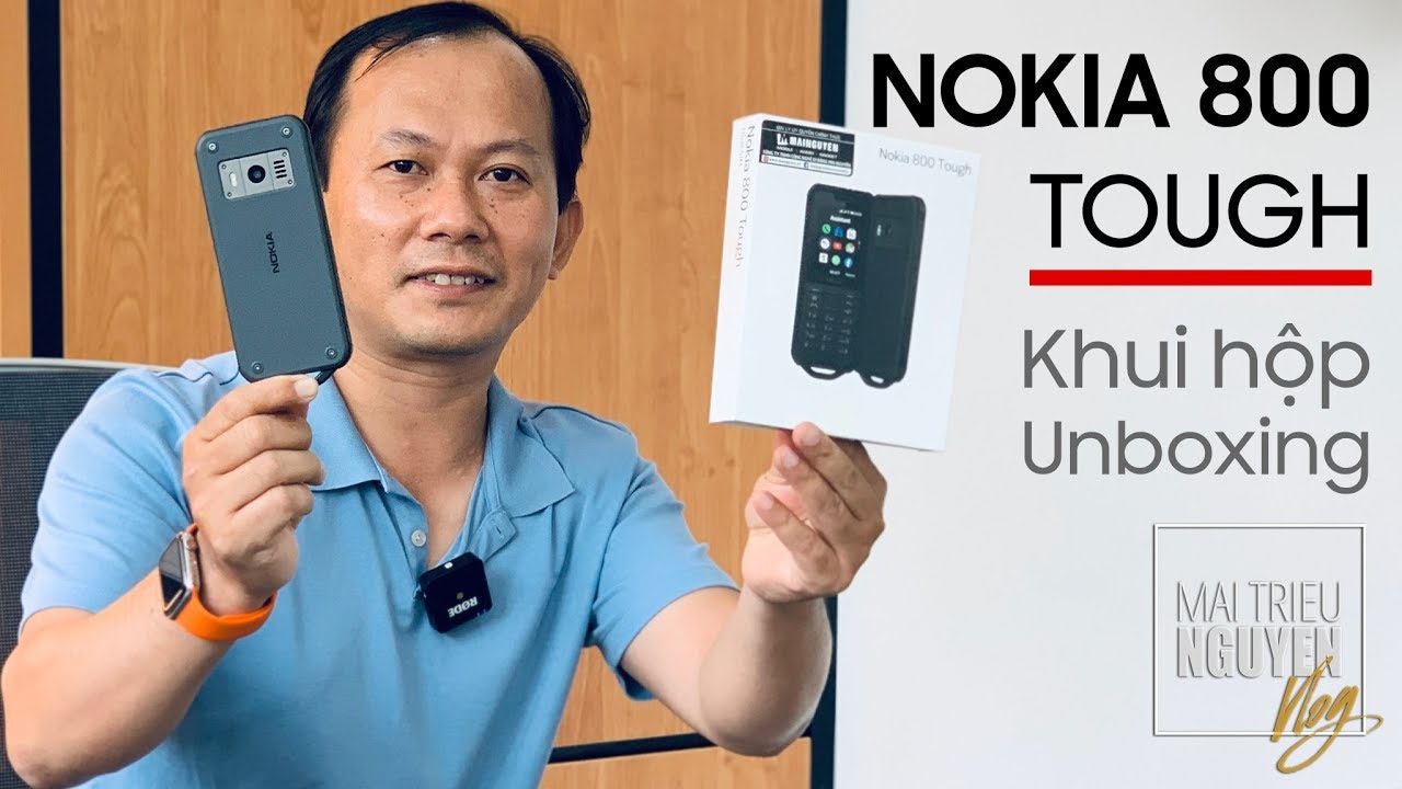 Nokia 800 Tough Unboxing - Khui hộp Nokia 800 Tough 