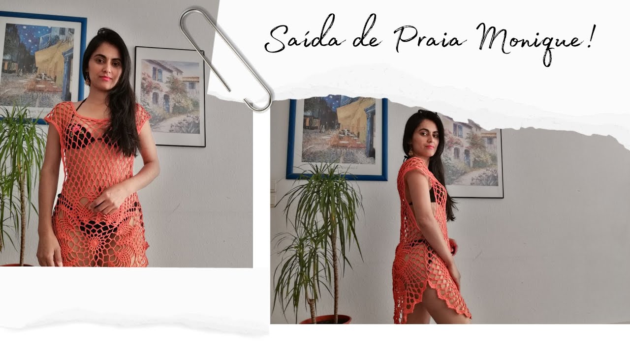 SAÍDA DE PRAIA MONIQUE EM CROCHÊ || ABC do Crochet