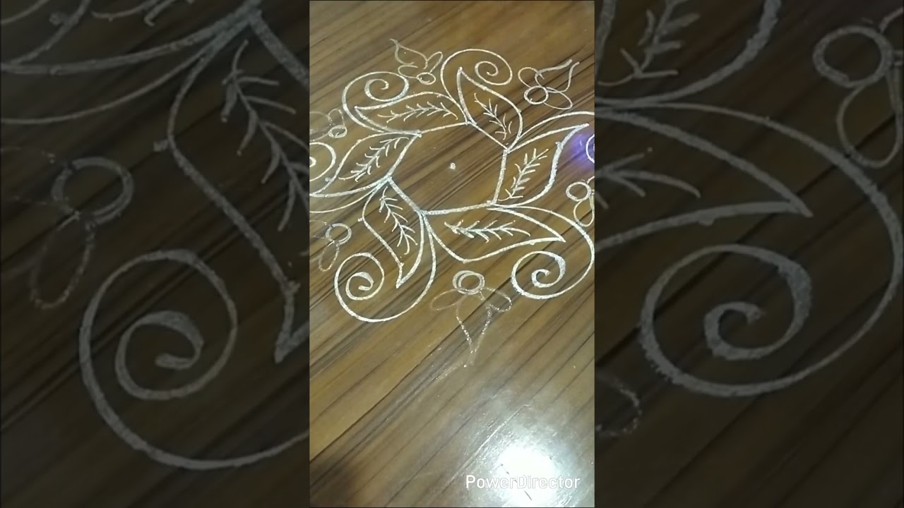 Simple rangoli 🌺