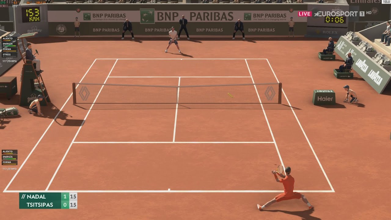 Tennis Elbow 4 | Rafael Nadal VS Stefanos Tsitsipas | ROLAND GARROS | Gameplay