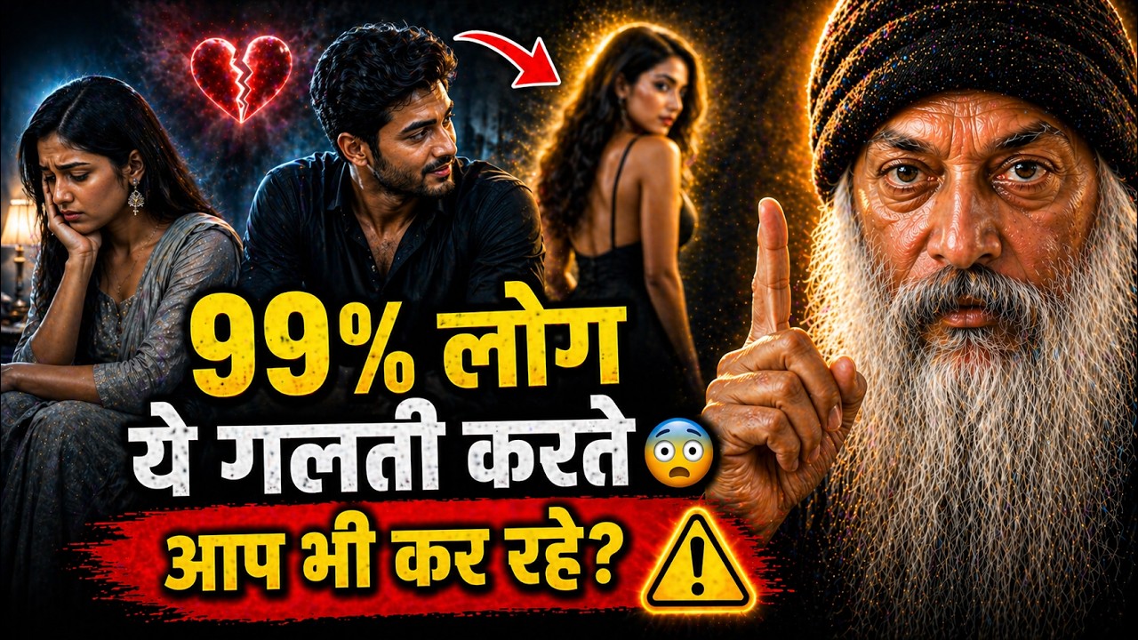 Osho - पुरुष का मन भटकता क्यों है? | Osho Truth | Osho Hindi speech #osho