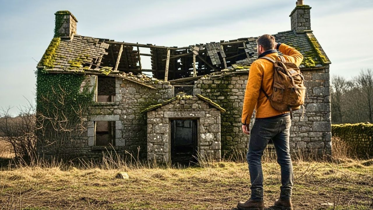 Single Dad Gambled $20, Won Stone House Nobody Wanted — Who Lived Inside Changed His Life