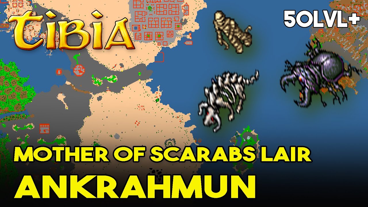 OP MIEJSCE +50LVL - Tibia - Mother of Scarabs Lair Ankrahmun