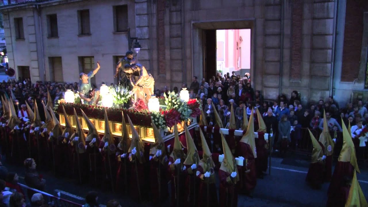 Via-Crucis Martes Santo 2012. Cofradía de la Flagelación de Jesús de Logroño.