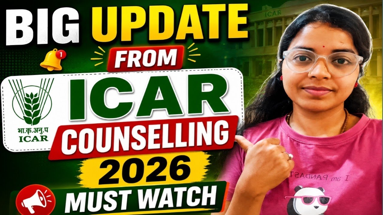 Big update from ICAR Counselling 2026 😱 || Choice filling and Documents uploaded Date extended 