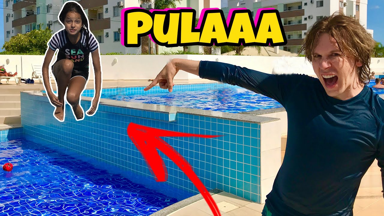 O MESTRE MANDOU NA PISCINA!! (DEU RUIM)