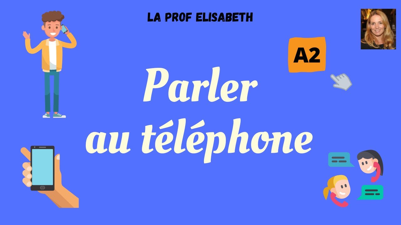 Parler au téléphone en français. Niveau A2 de FLE. 5 conversations. 😍English subtitles available !