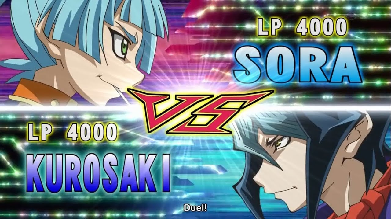 Yu-gi-oh Arc-V Shun vs Sora