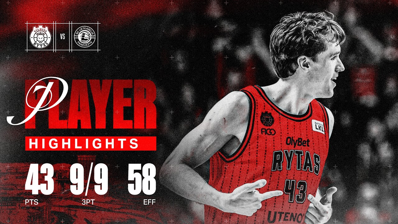 Ignas Sargiūnas Breaks Rytas All-Time Efficiency Record With 58 | Highlights | March 22, 2026